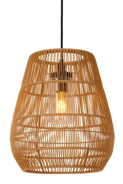 NERIDA - Hanglamp Binnen/Buiten - Ø 35 cm - 1xE27 - IP44 - Naturel*Lucide Best