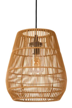NERIDA - Hanglamp Binnen/Buiten - Ø 35 cm - 1xE27 - IP44 - Naturel*Lucide Best