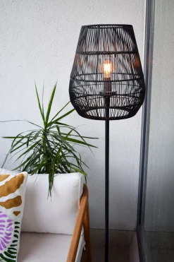 NERIDA - Vloerlamp Binnen/Buiten - Ø 35 cm - 1xE27 - IP44 - Zwart*Lucide Shop