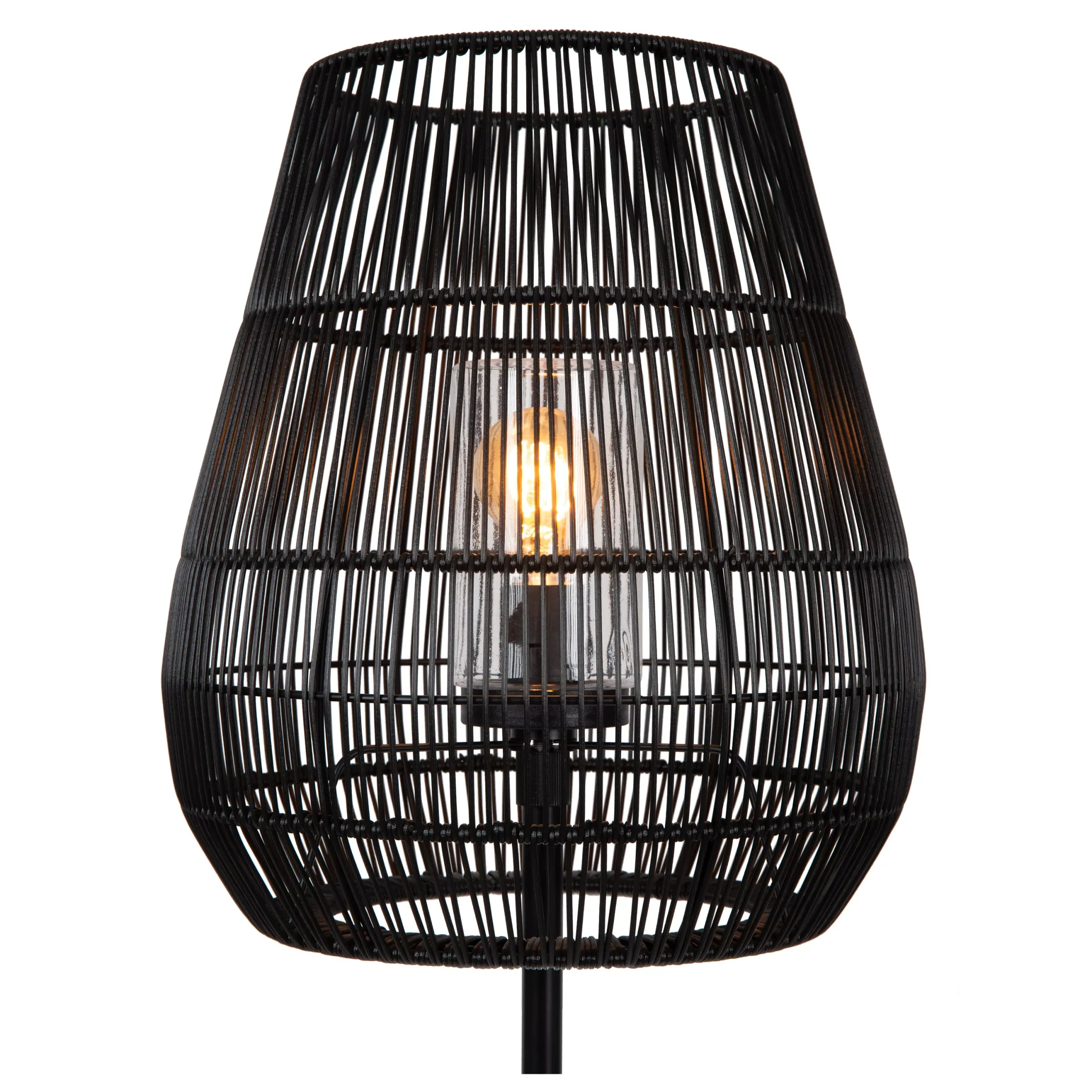 NERIDA - Vloerlamp Binnen/Buiten - Ø 35 cm - 1xE27 - IP44 - Zwart*Lucide Shop