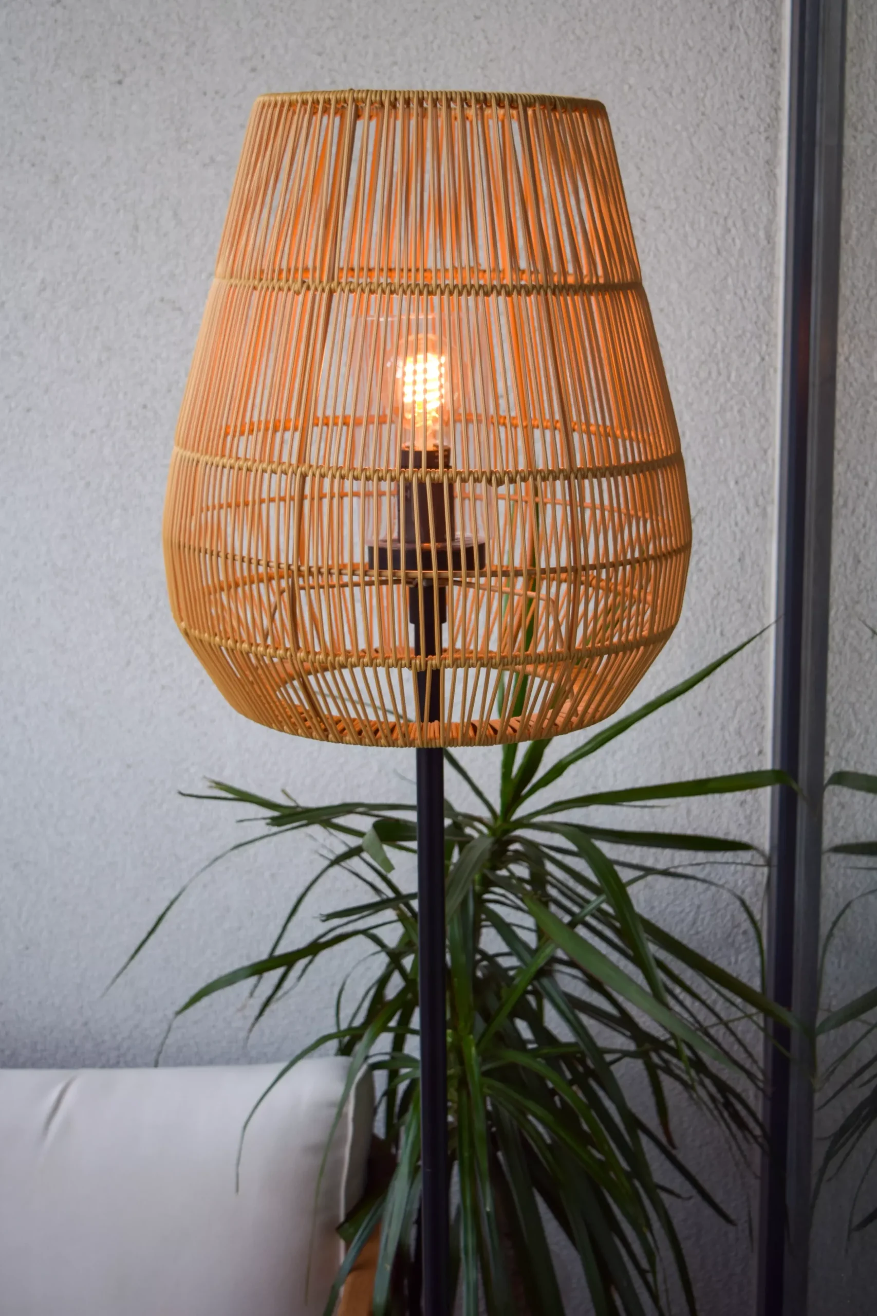 NERIDA - Vloerlamp Binnen/Buiten - Ø 35 cm - 1xE27 - IP44 - Naturel*Lucide Sale