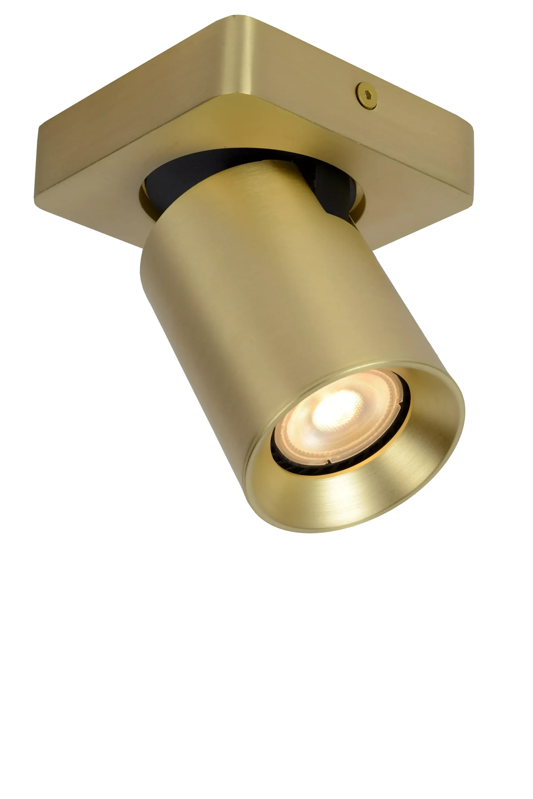 NIGEL - Plafondspot - LED Dim to warm - GU10 - 1x5W 2200K/3000K - Mat Goud / Messing*Lucide Cheap