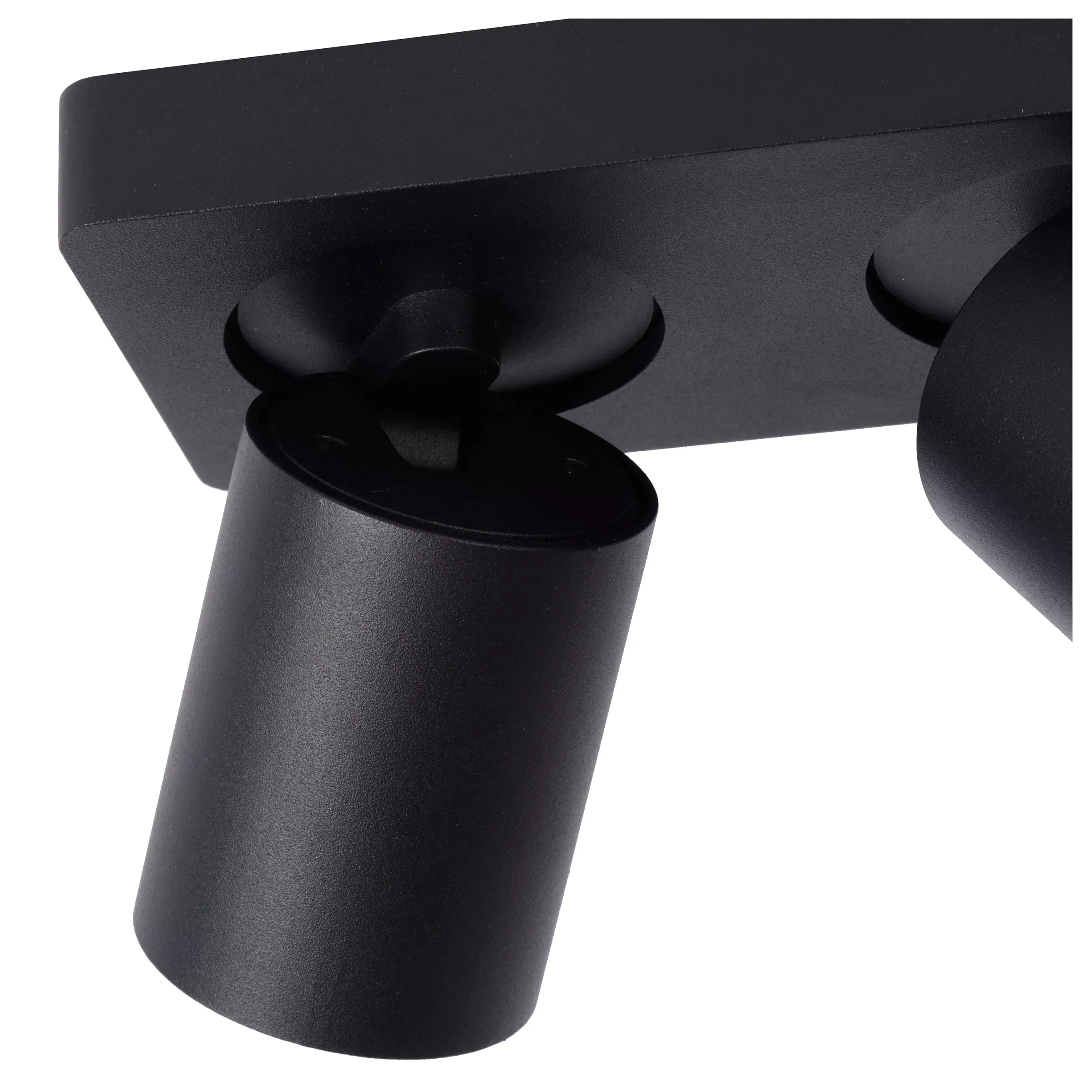 NIGEL - Plafondspot - LED Dim to warm - GU10 - 2x5W 2200K/3000K - Zwart*Lucide Best