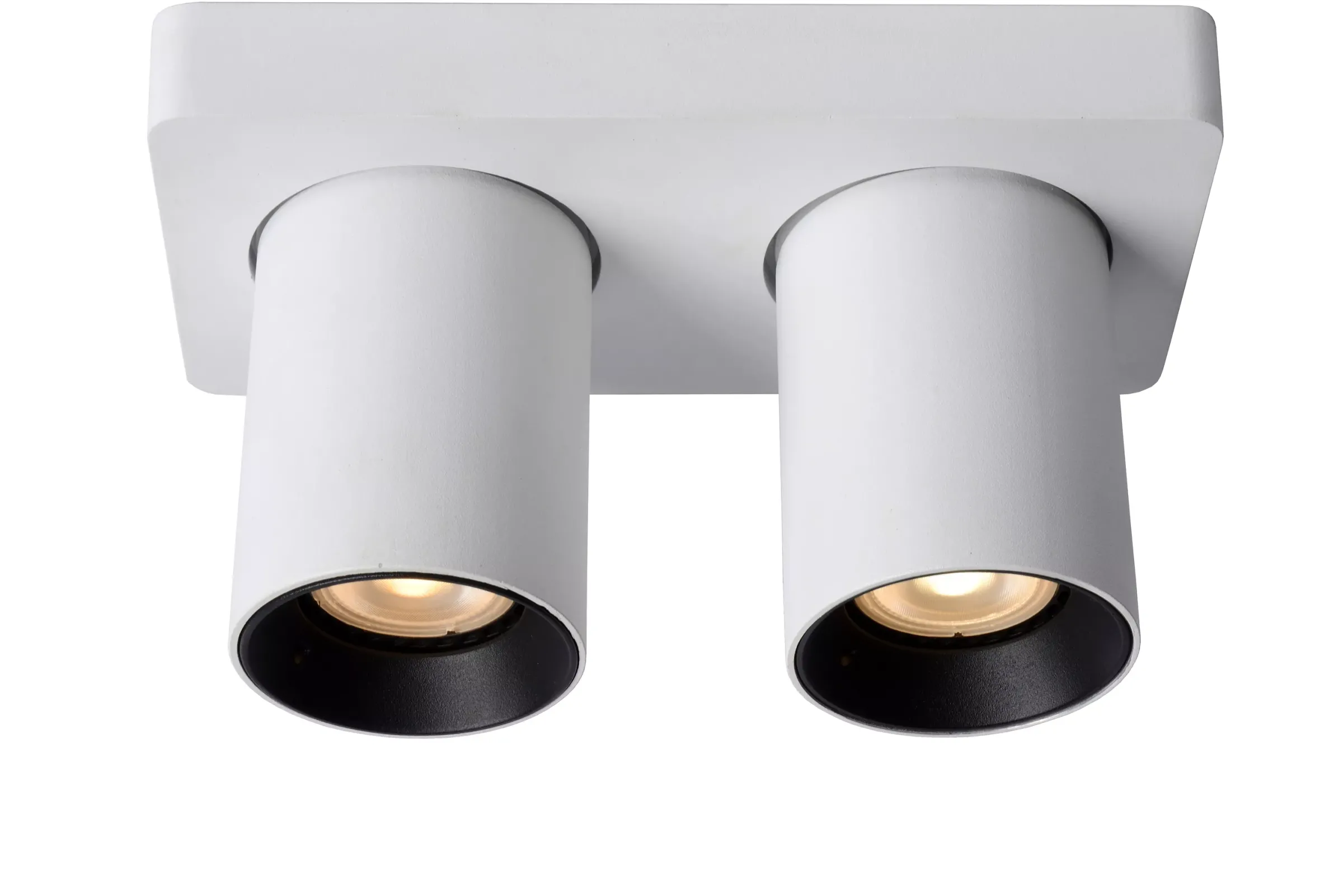 NIGEL - Plafondspot - LED Dim to warm - GU10 - 2x5W 2200K/3000K - Wit*Lucide Store