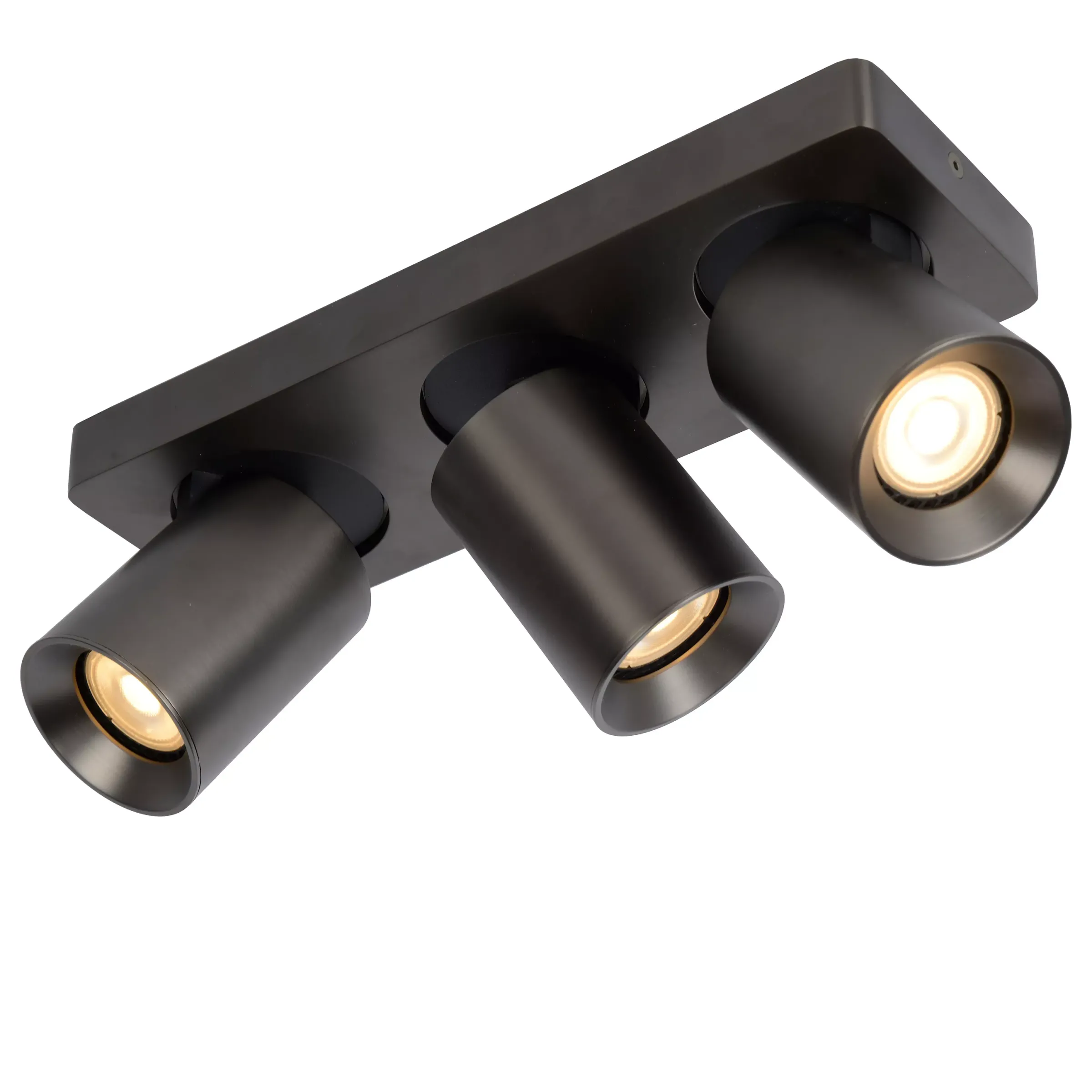 NIGEL - Plafondspot - LED Dim to warm - GU10 - 3x5W 2200K/3000K - Antraciet*Lucide Store