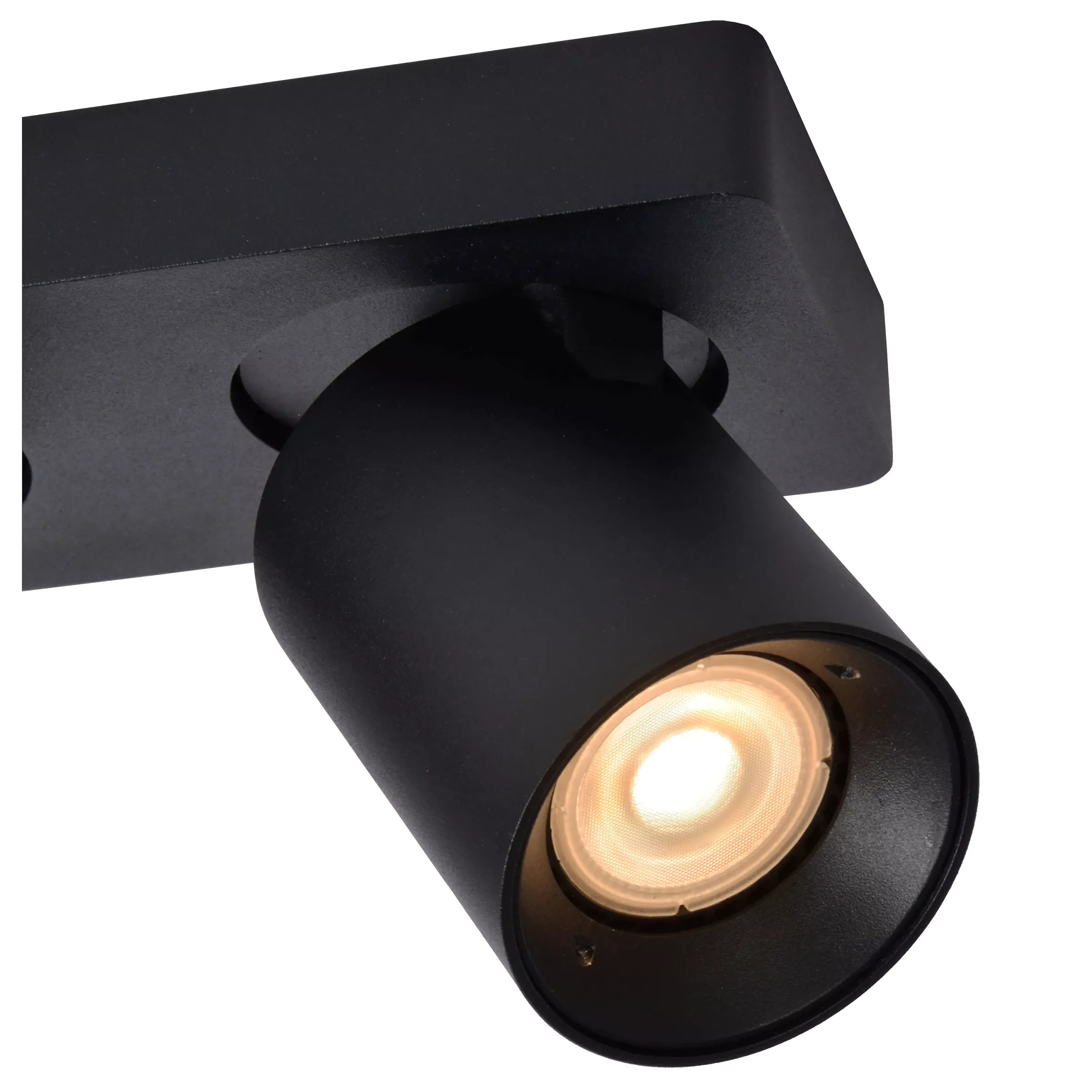 NIGEL - Plafondspot - LED Dim to warm - GU10 - 3x5W 2200K/3000K - Zwart*Lucide Sale