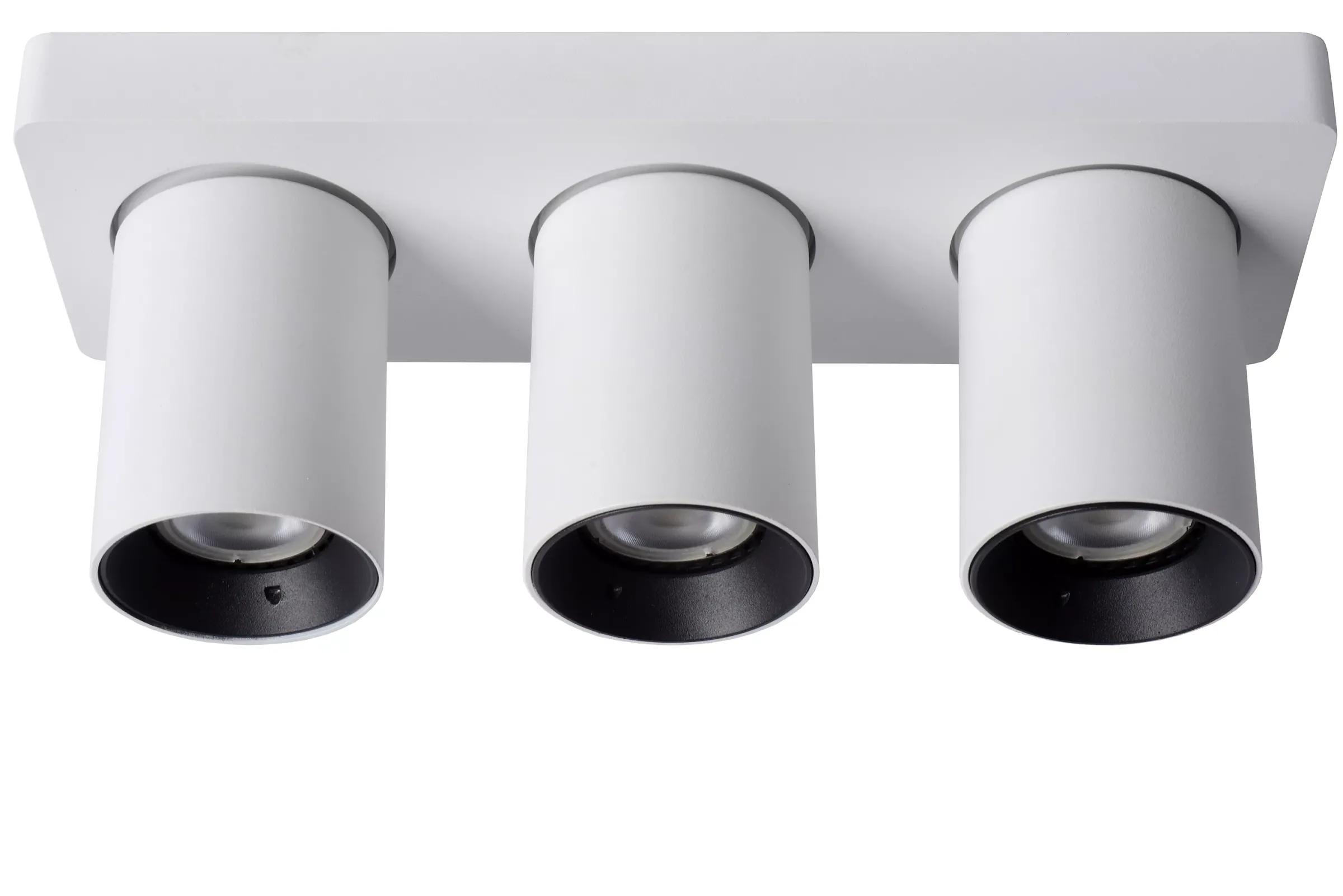 NIGEL - Plafondspot - LED Dim to warm - GU10 - 3x5W 2200K/3000K - Wit*Lucide Fashion