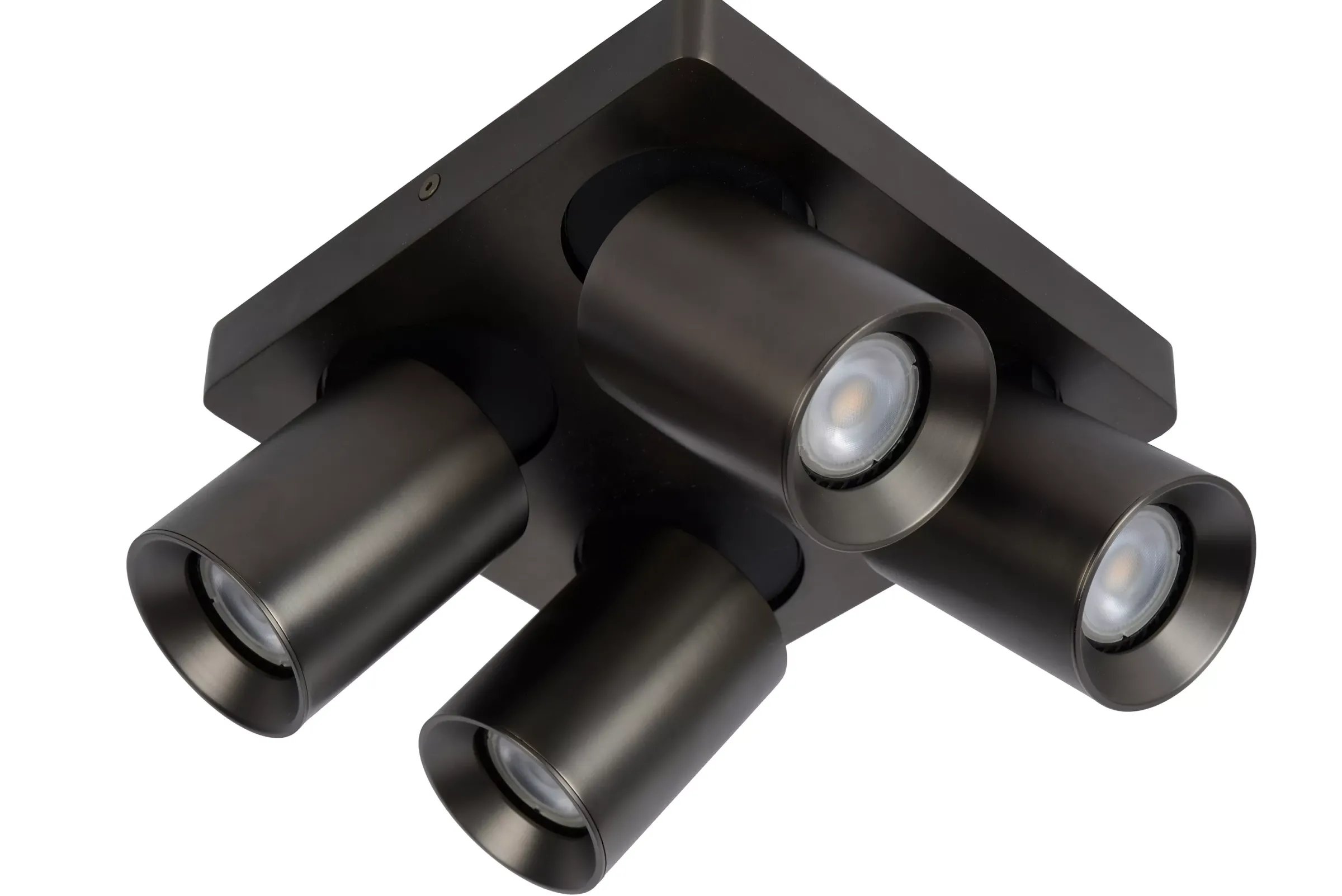 NIGEL - Plafondspot - LED Dim to warm - GU10 - 4x5W 2200K/3000K - Antraciet*Lucide Hot