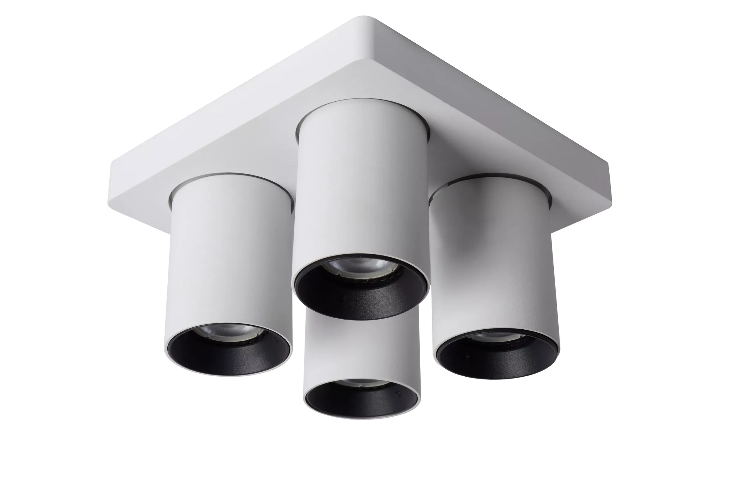 NIGEL - Plafondspot - LED Dim to warm - GU10 - 4x5W 2200K/3000K - Wit*Lucide Outlet