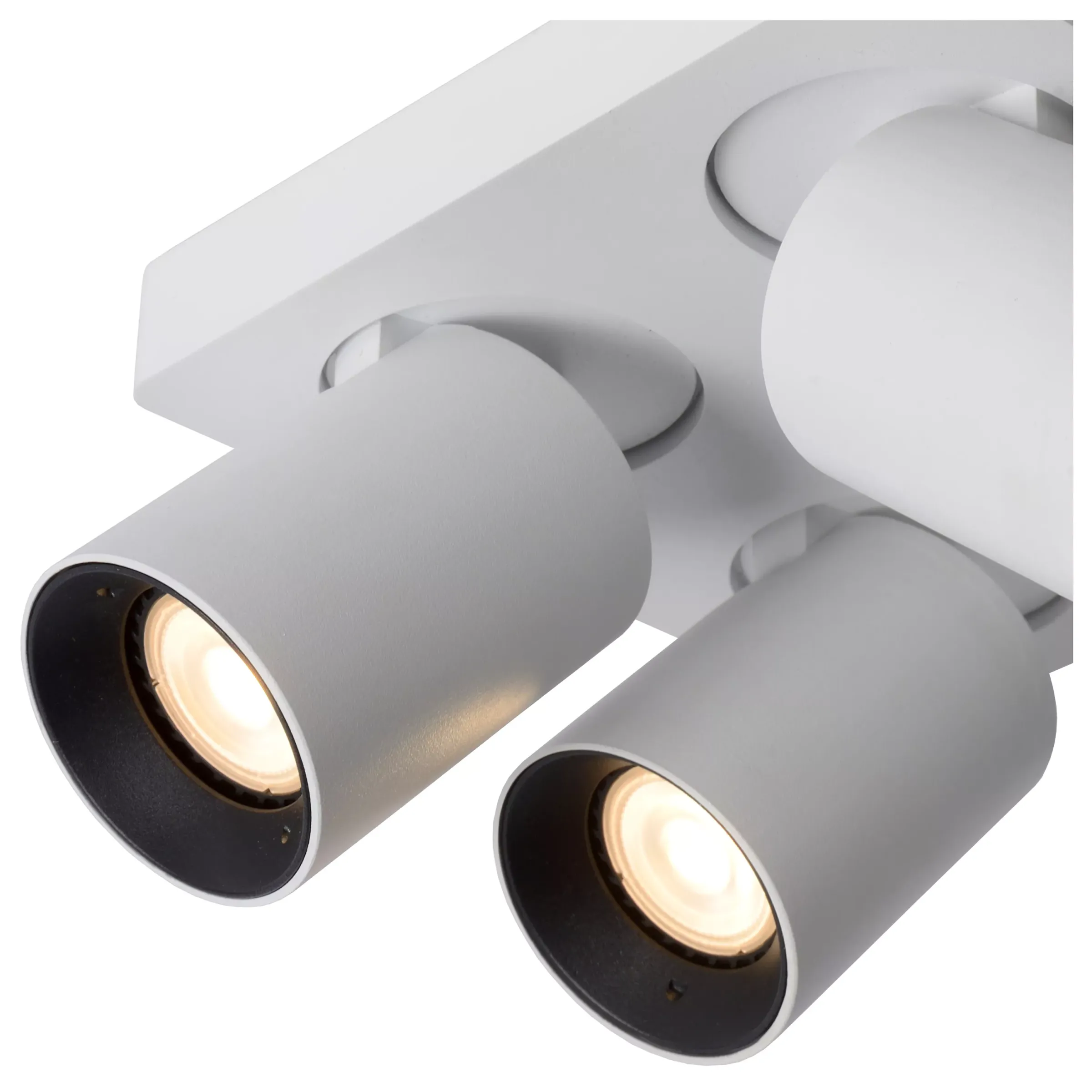 NIGEL - Plafondspot - LED Dim to warm - GU10 - 4x5W 2200K/3000K - Wit*Lucide Outlet