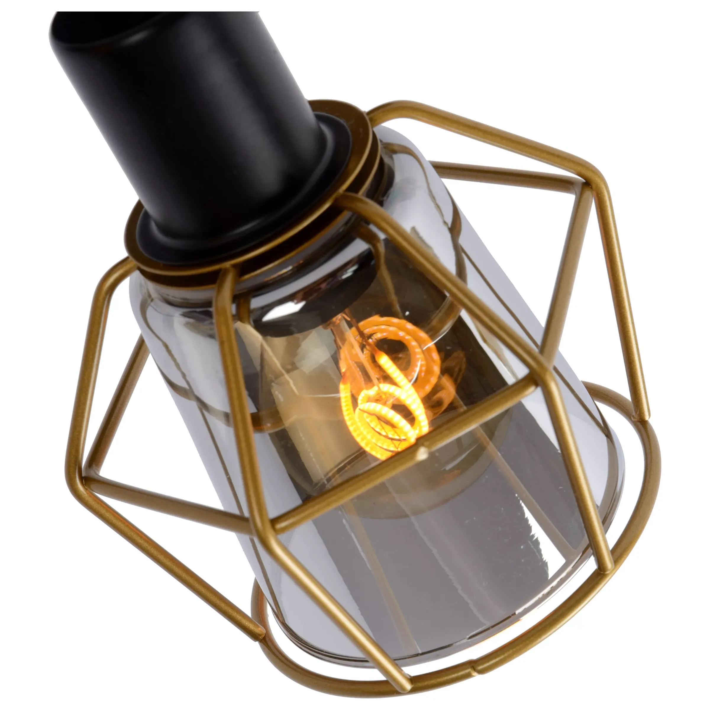 NILA - Plafondspot - 2xE14 - Zwart*Lucide Clearance