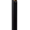 NORMAN - Sokkellamp - Ø 9 cm - 1xE27 - IP65 - Zwart*Lucide Store