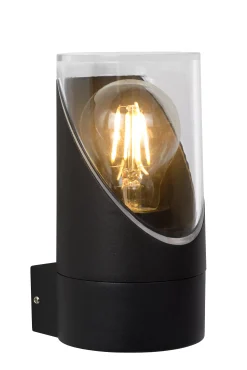 NORMAN - Wandlamp Binnen/Buiten - Ø 9 cm - 1xE27 - IP65 - Zwart*Lucide Flash Sale