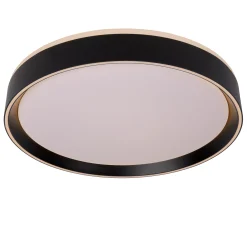 NURIA - Plafonnière - Ø 40 cm - LED 3 StepDim - 1x24W 2700K - Zwart*Lucide Sale