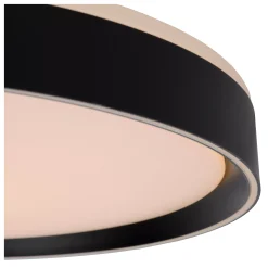 NURIA - Plafonnière - Ø 50 cm - LED 3 StepDim - 1x36W 2700K - Zwart*Lucide Outlet