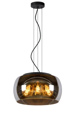 OLIVIA - Hanglamp - Ø 40 cm - 3xE27 - Fumé*Lucide Best