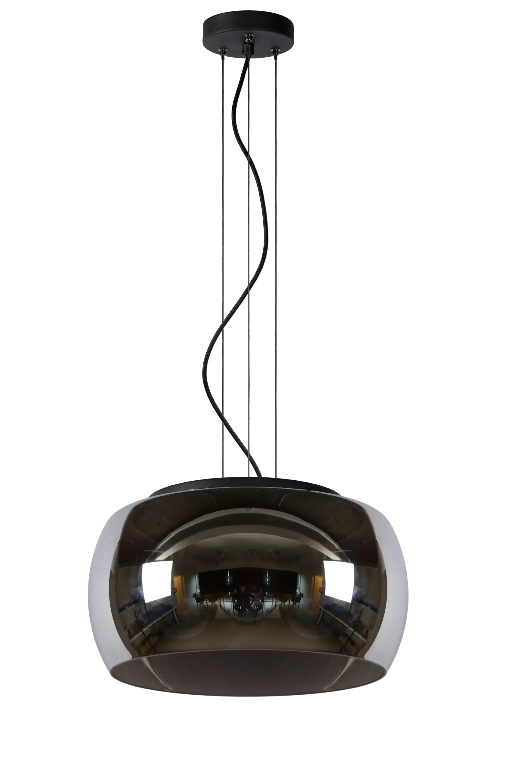 OLIVIA - Hanglamp - Ø 40 cm - 3xE27 - Fumé*Lucide Best