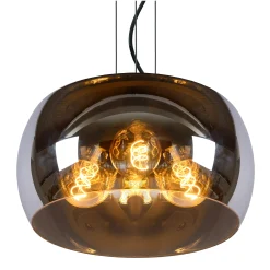 OLIVIA - Hanglamp - Ø 40 cm - 3xE27 - Fumé*Lucide Best