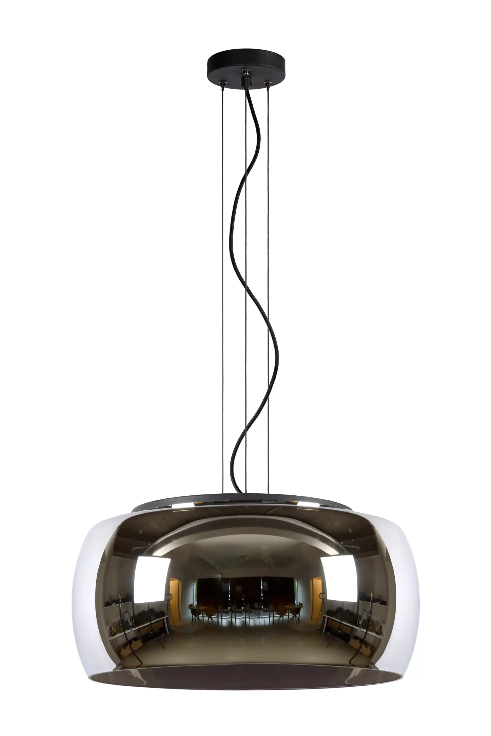 OLIVIA - Hanglamp - Ø 50 cm - 3xE27 - Fumé*Lucide Flash Sale