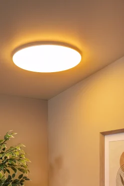 OLSON - Plafonnière - Ø 45 cm - LED Dimb. - CCT - 1x45W 3000K/6500K - Opaal*Lucide Cheap