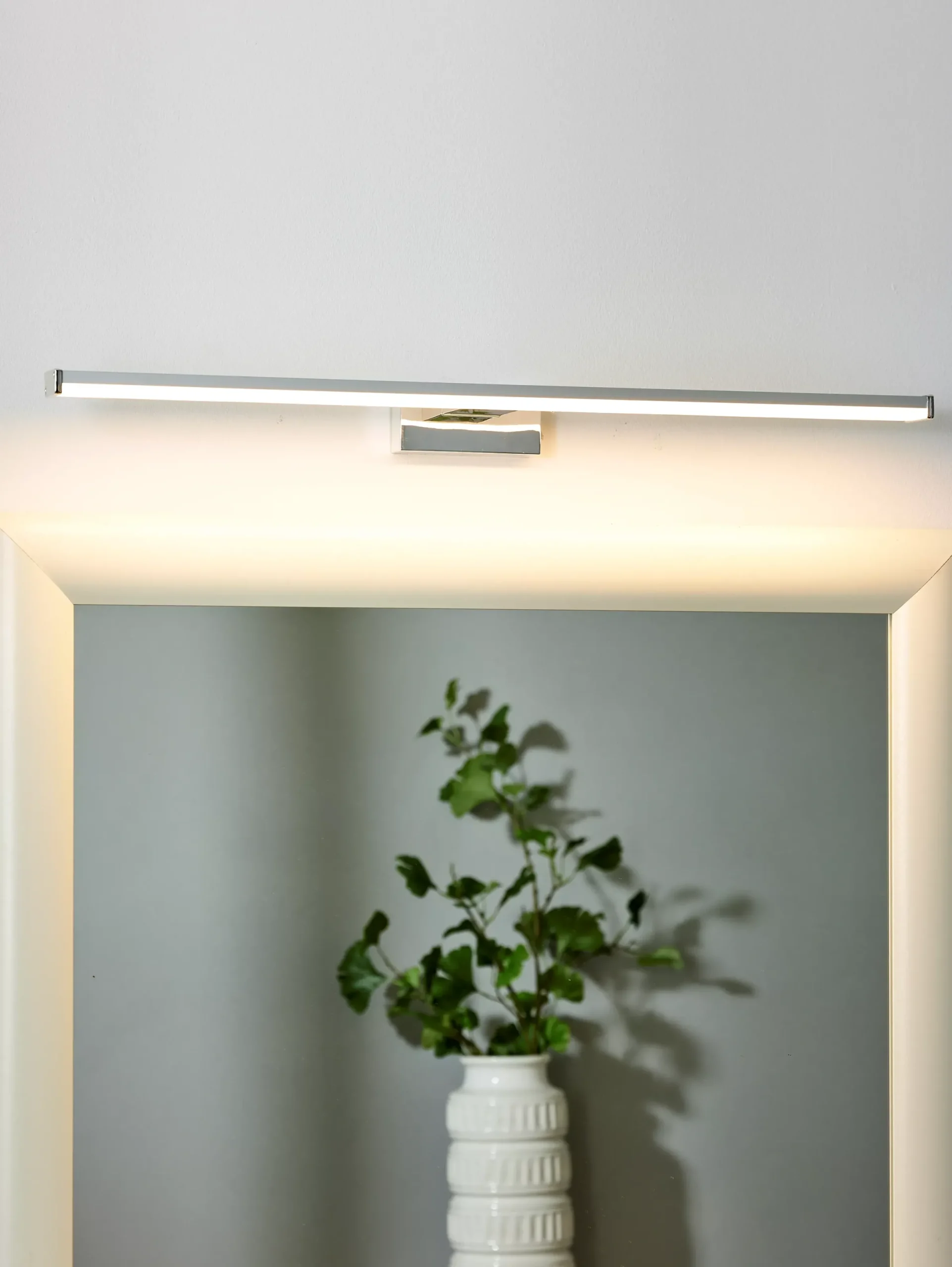 ONNO - Spiegellamp Badkamer - LED - 1x11W 3000K - IP44 - Mat chroom*Lucide Discount