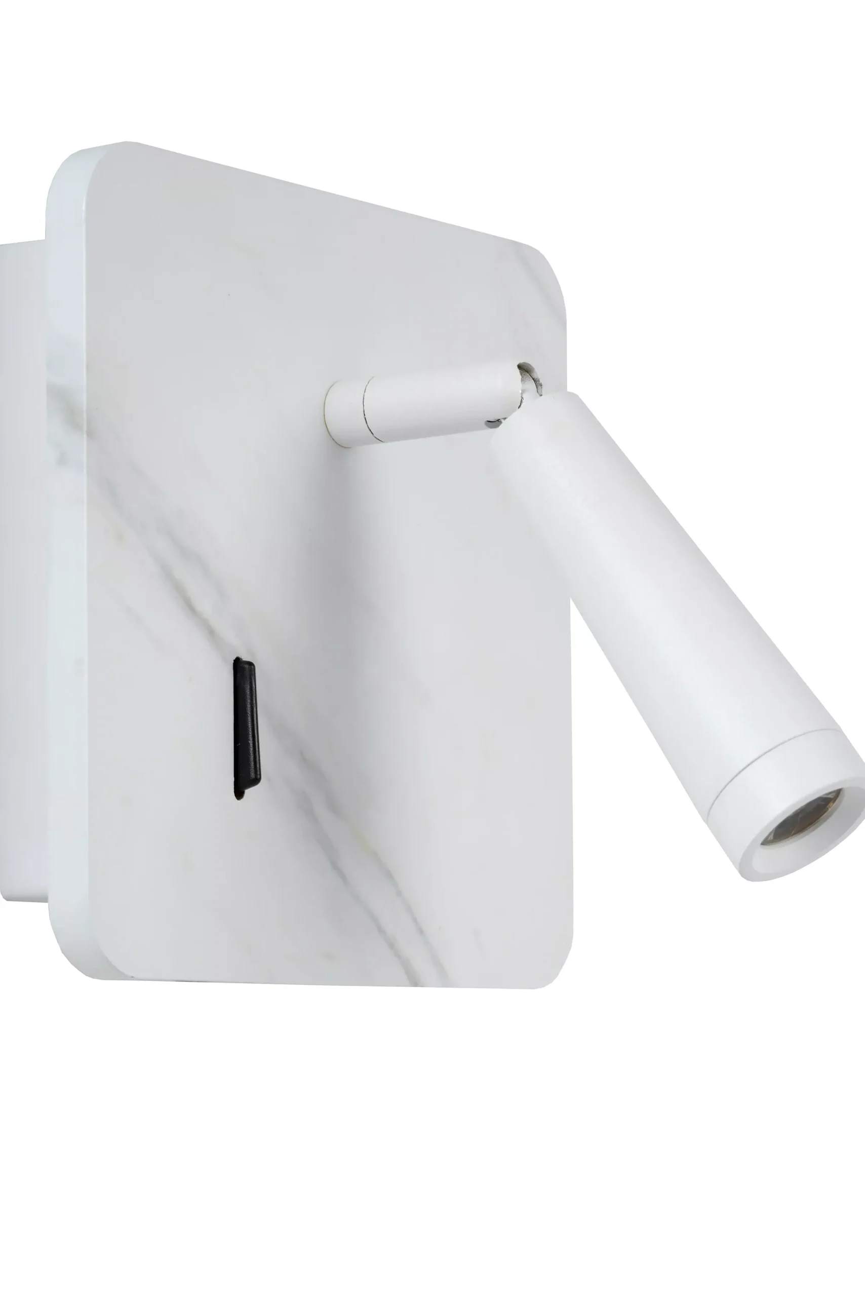 OREGON - Bedlamp / Wandlamp - LED - 1x4W 3000K - Met USB oplaadpunt - Wit*Lucide Online