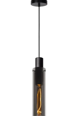 ORLANDO - Hanglamp - Ø 10 cm - 1xE27 - Fumé*Lucide Online
