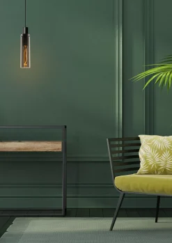 ORLANDO - Hanglamp - Ø 10 cm - 1xE27 - Fumé*Lucide Online