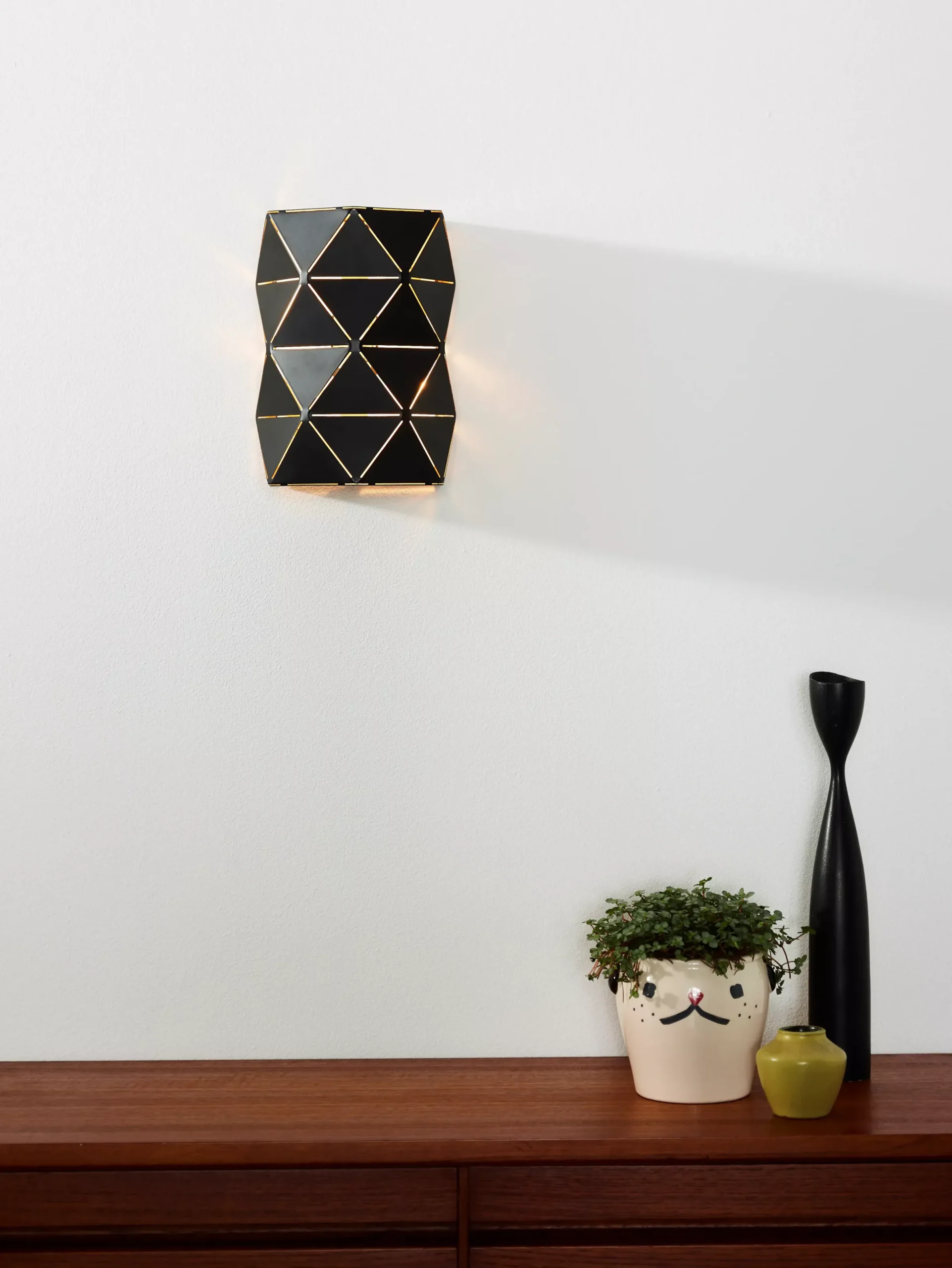 OTONA - Wandlamp - 2xE14 - Zwart*Lucide Hot