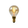 P45 - Filament lamp - Ø 4,5 cm - LED Dimb. - E14 - 1x3W 2200K - Amber*Lucide Clearance