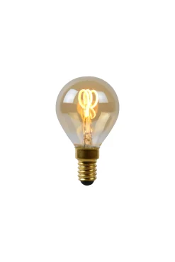 P45 - Filament lamp - Ø 4,5 cm - LED Dimb. - E14 - 1x3W 2200K - Amber*Lucide Clearance