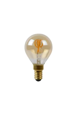 P45 - Filament lamp - Ø 4,5 cm - LED Dimb. - E14 - 1x3W 2200K - Amber*Lucide Clearance