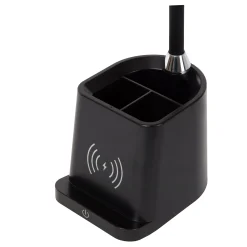 PENNY - Bureaulamp - LED Dimb. - 1x4,7W 3000K - Met draadloze oplader - Zwart*Lucide Store