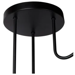 PEPIJN - Plafonnière - Ø 108 cm - 3xE14 - Zwart*Lucide Hot