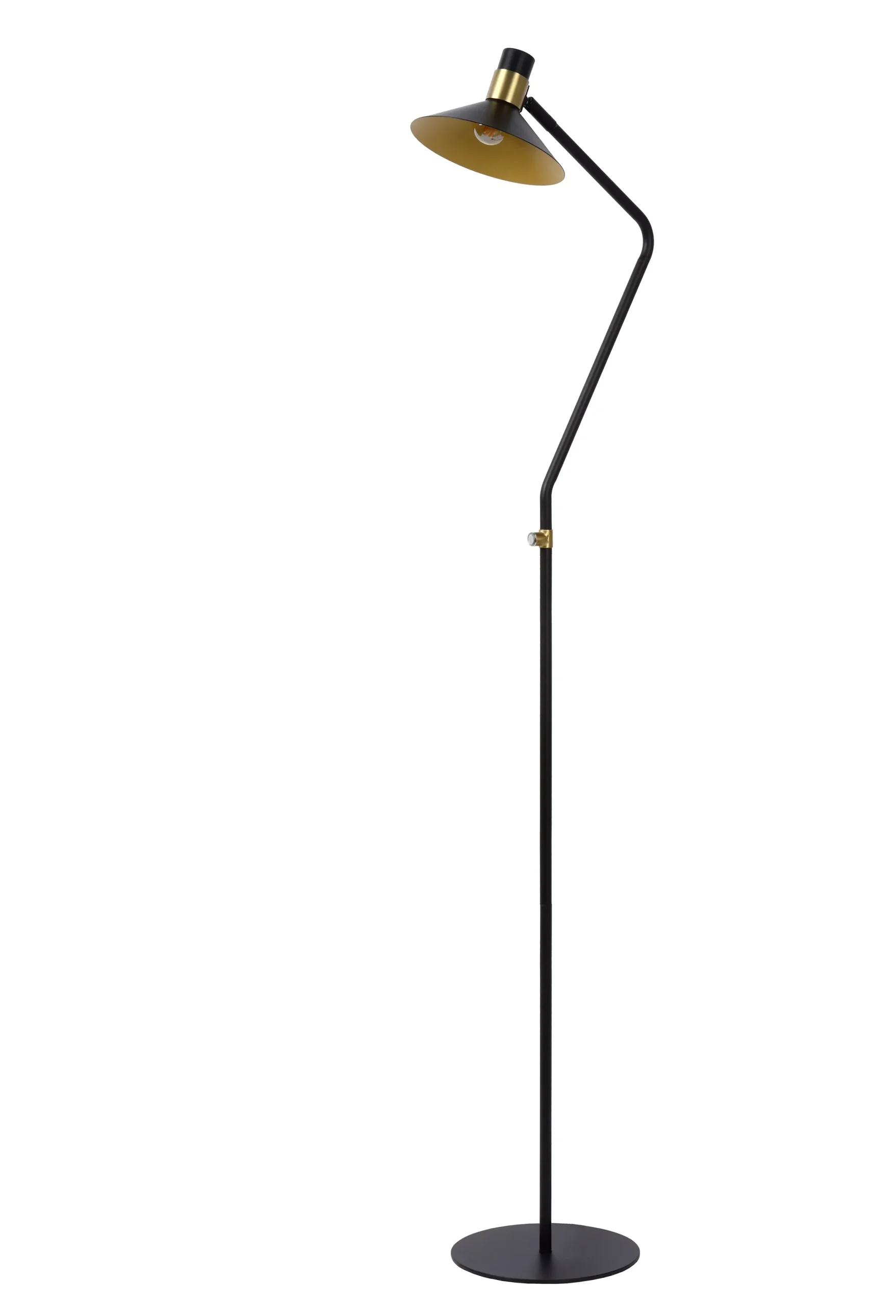 PEPIJN - Vloerlamp - Ø 23 cm - 1xE14 - Zwart*Lucide Outlet