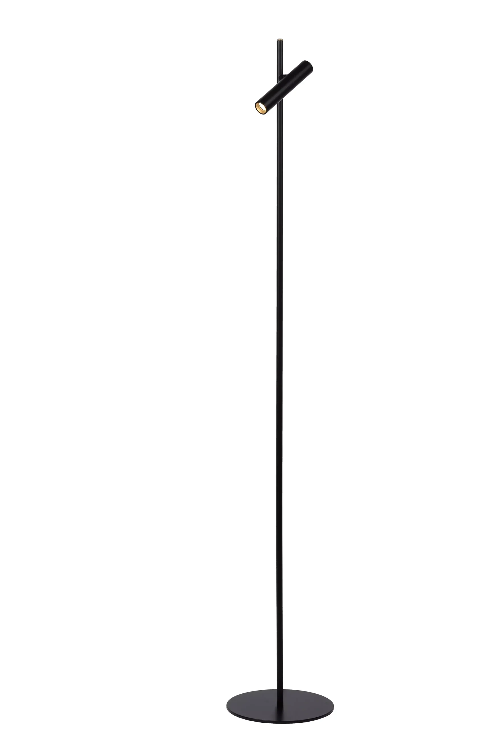 PHILON - Leeslamp - Ø 23 cm - LED Dimb. - 1x4,5W 3000K - Zwart*Lucide Store