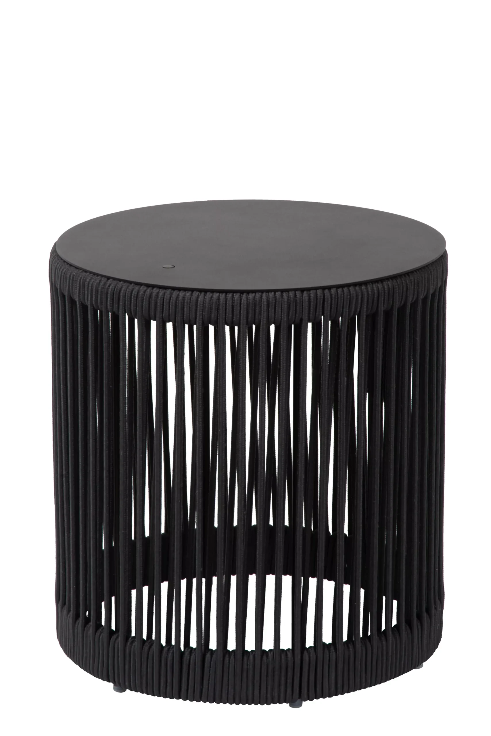 PINGI - Oplaadbare Vloerlamp Binnen/Buiten - Accu/Batterij - Ø 33,5 cm - LED 3 StepDim - 1x3W 3000K - IP44 - Zwart*Lucide Store