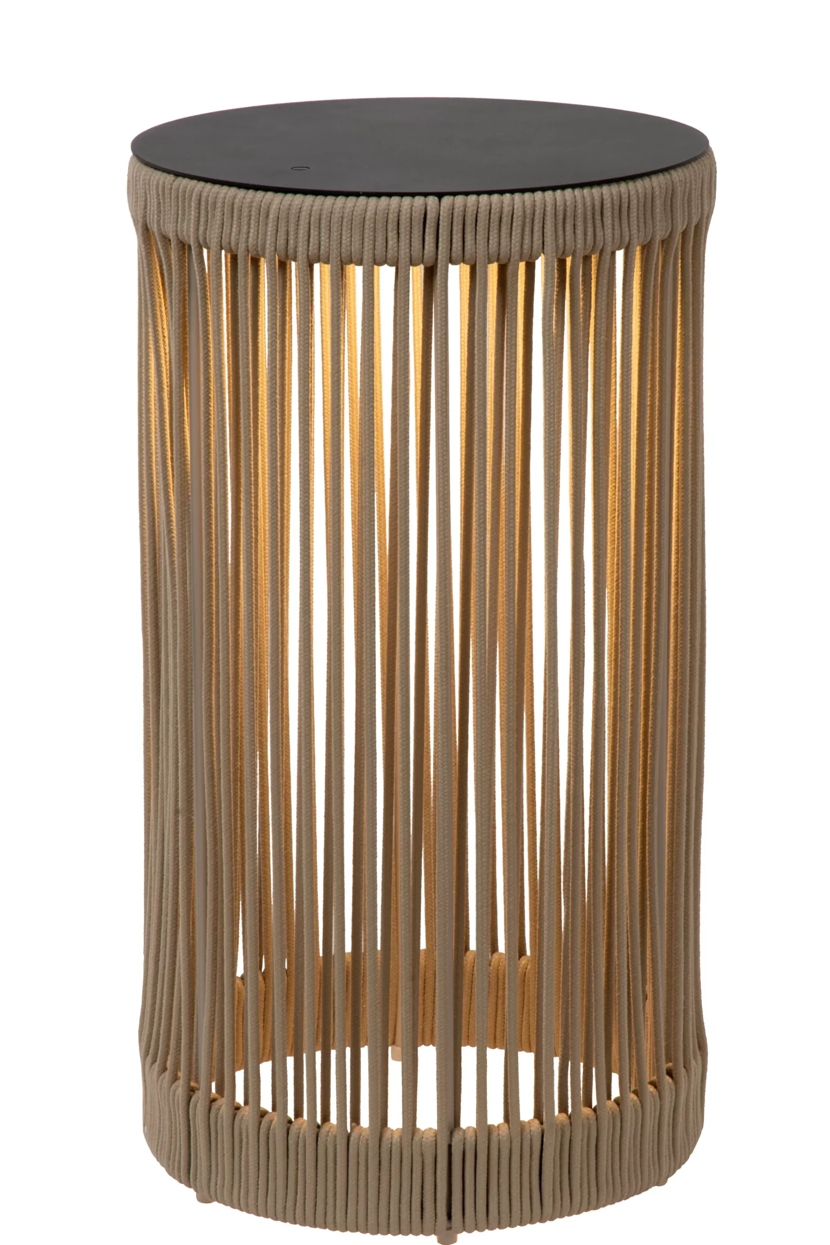 PINGI - Oplaadbare Vloerlamp Binnen/Buiten - Accu/Batterij - Ø 33,5 cm - LED 3 StepDim - 1x3W 3000K - IP44 - Taupe*Lucide Clearance