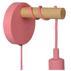 POLA - Wandlamp Kinderkamer - Ø 12 cm - 1xE27 - Roze*Lucide Best