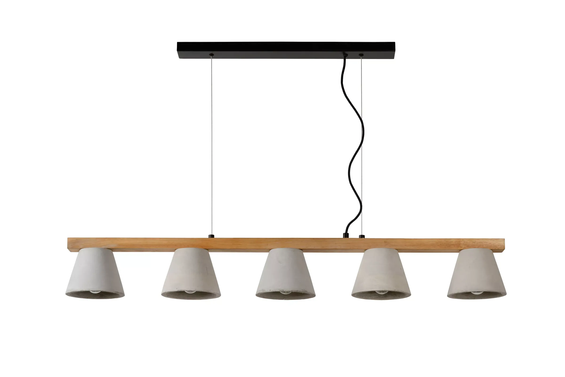 POSSIO - Hanglamp - 5xE14 - Grijs*Lucide Hot