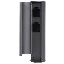 POWERPOINT - Buitenstopcontact zuil - Stopcontacten met randaarde - Type F - EUR/RUS standaard - Ø 10 cm - IP44 ? Antraciet*Lucide Shop