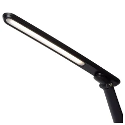 PRACTICO - Bureaulamp - LED Dim to warm - 1x10W 2700K/6000K - Met USB oplaadpunt - Zwart*Lucide Cheap
