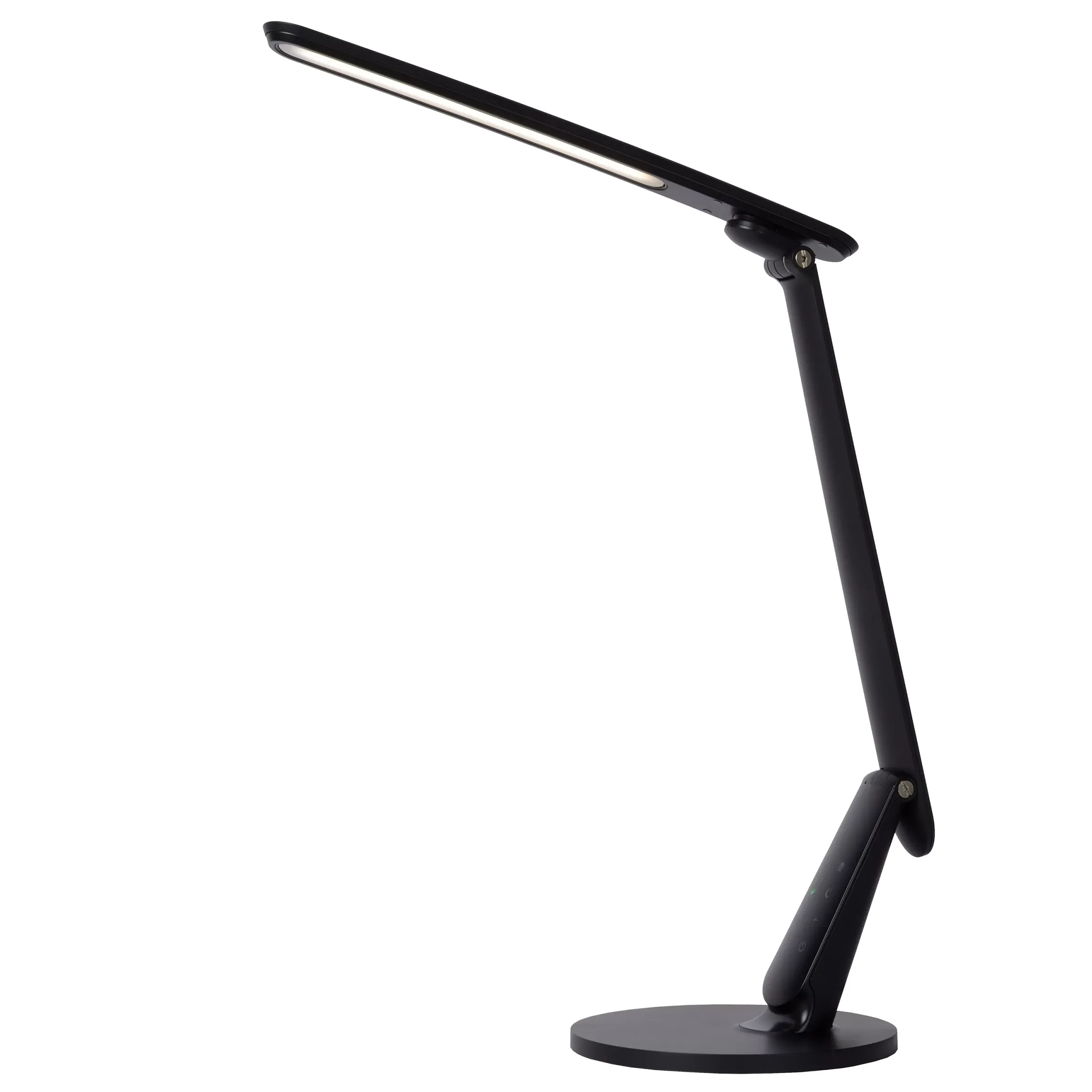 PRACTICO - Bureaulamp - LED Dim to warm - 1x10W 2700K/6000K - Met USB oplaadpunt - Zwart*Lucide Cheap
