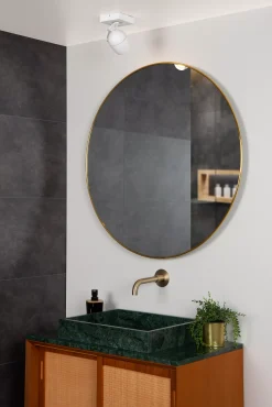 PRESTON - Plafondspot Badkamer - 1xGU10 - IP44 - Wit*Lucide Cheap