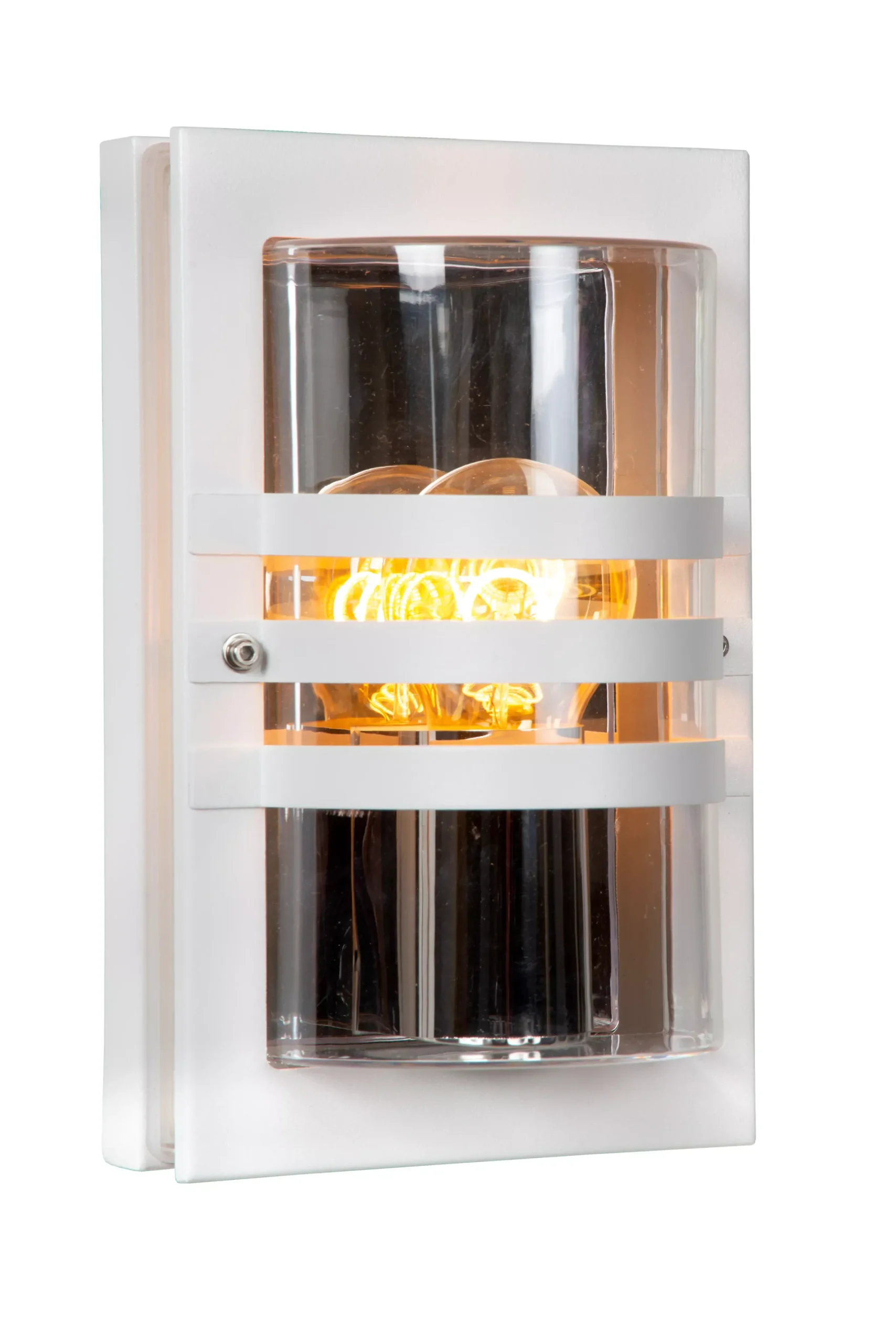 PRIVAS - Wandlamp Binnen/Buiten - 1xE27 - IP44 - Wit*Lucide Cheap