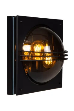 PRIVAS - Wandlamp Binnen/Buiten - 2xE27 - IP44 - Zwart*Lucide Hot