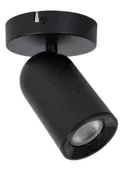 PUNCH - Plafondspot - 1xGU10 - Zwart*Lucide Discount