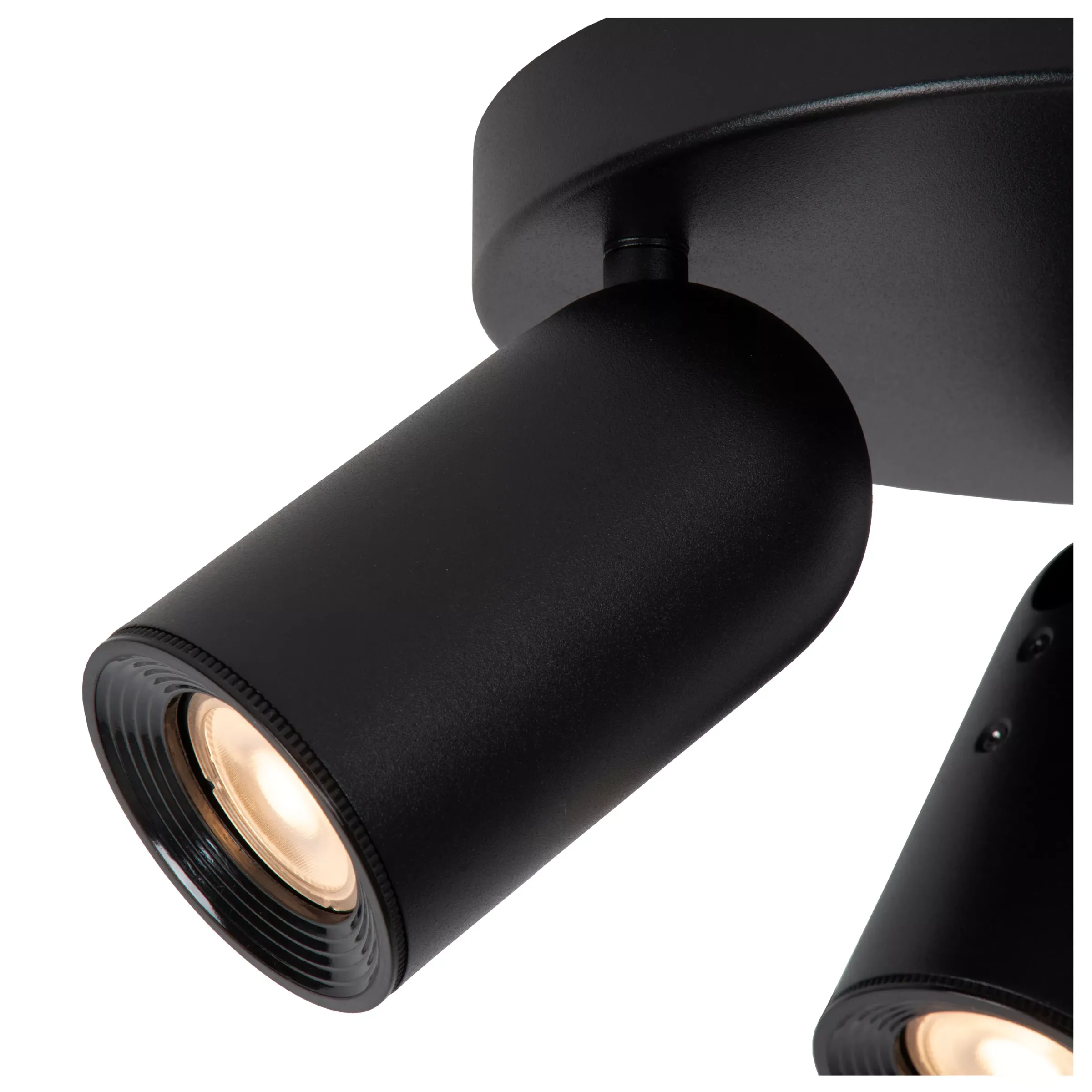 PUNCH - Plafondspot - Ø 21 cm - 3xGU10 - Zwart*Lucide Sale