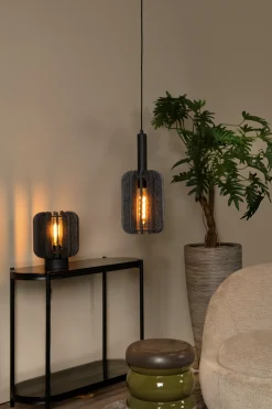 RAFAL - Hanglamp - Ø 20 cm - 1xE27 - Grijs*Lucide Fashion