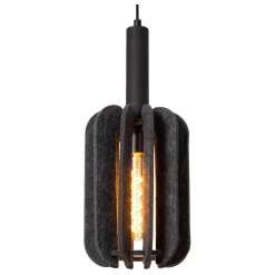 RAFAL - Hanglamp - Ø 20 cm - 1xE27 - Grijs*Lucide Fashion